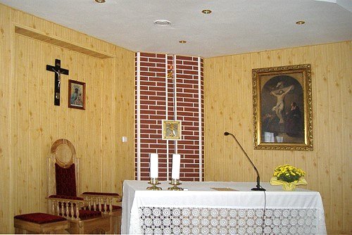 Kaplica pw. bł. Edmunda Bojanowskiego znajduje się w Olecku Kolonia (Jaśki)